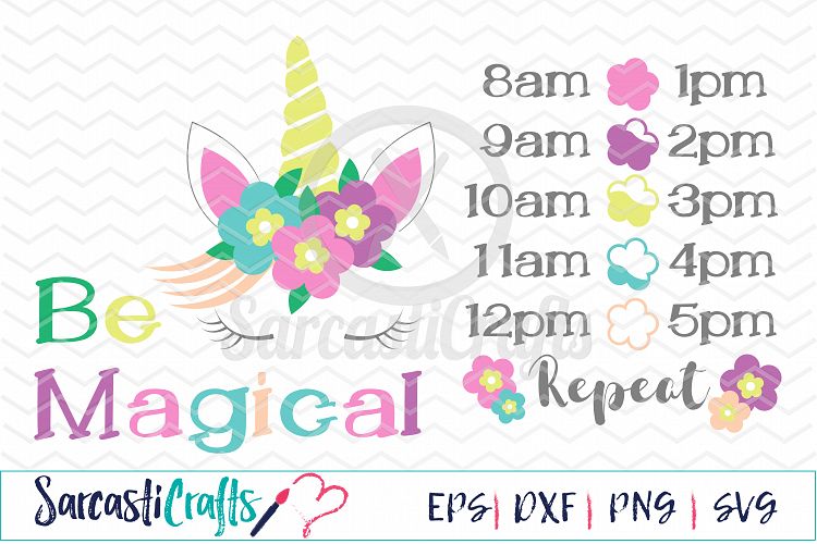 Be Magical - Water Tracker - Digital Printable - Cuttable File - Digital Download - SVG EPS PNG DXF 