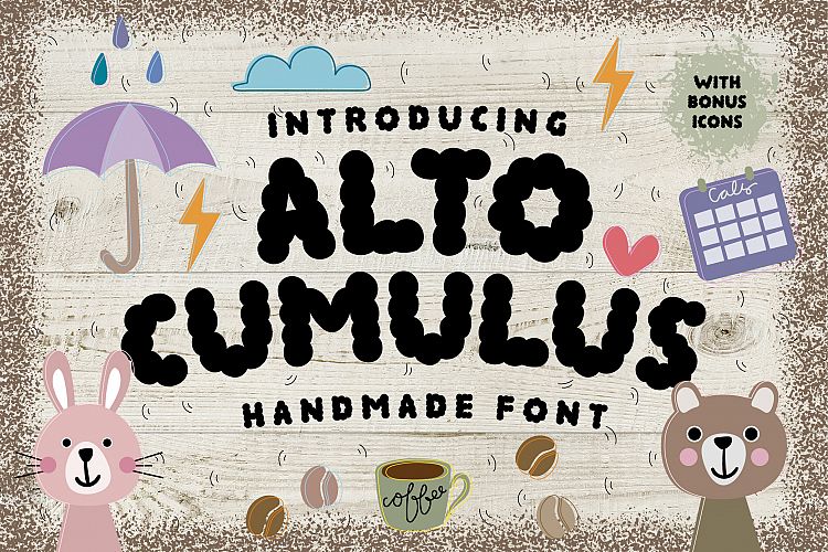 ALTOCUMULUS Font