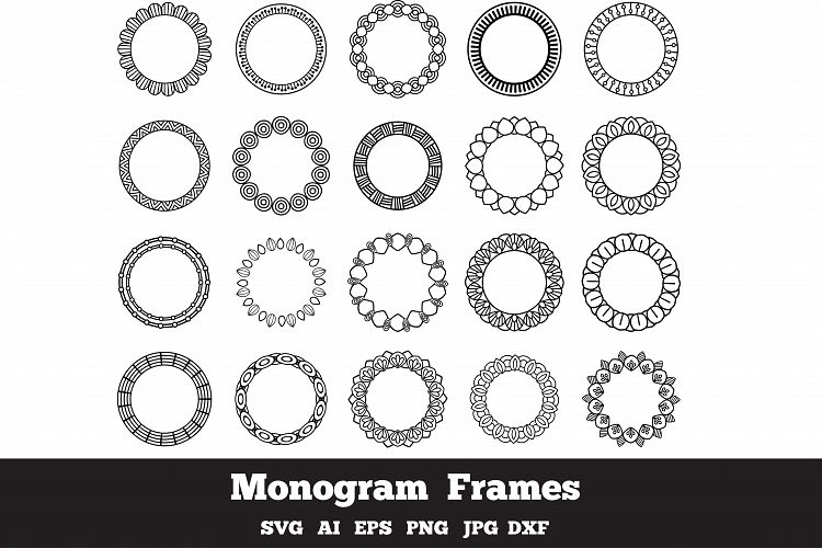 Monogram Frames 