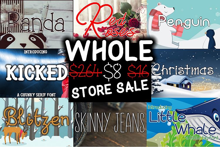 The Hella Cool Font Bundle - UPDATED