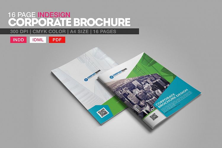16 Page Indesign Corporate Brochure