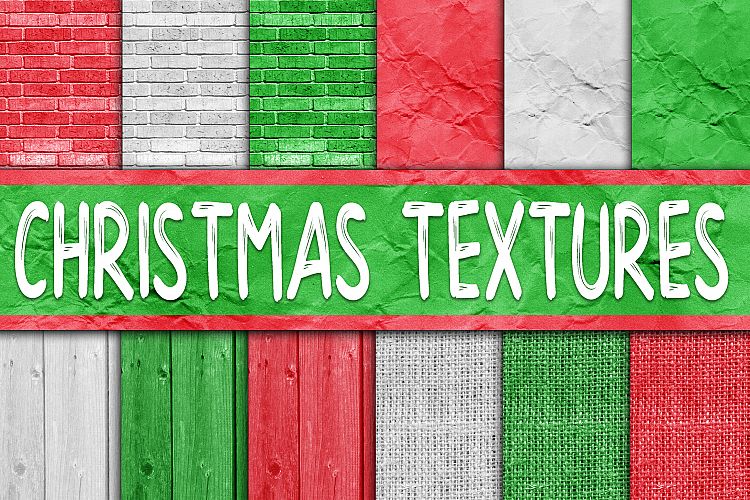 Christmas Textures Digital Papers