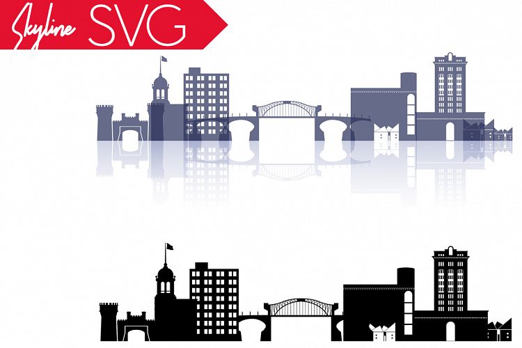 Chattanooga TN SVG, Tennessee city Vector Skyline USA city, SVG, JPG, PNG, DWG, CDR, EPS, AI