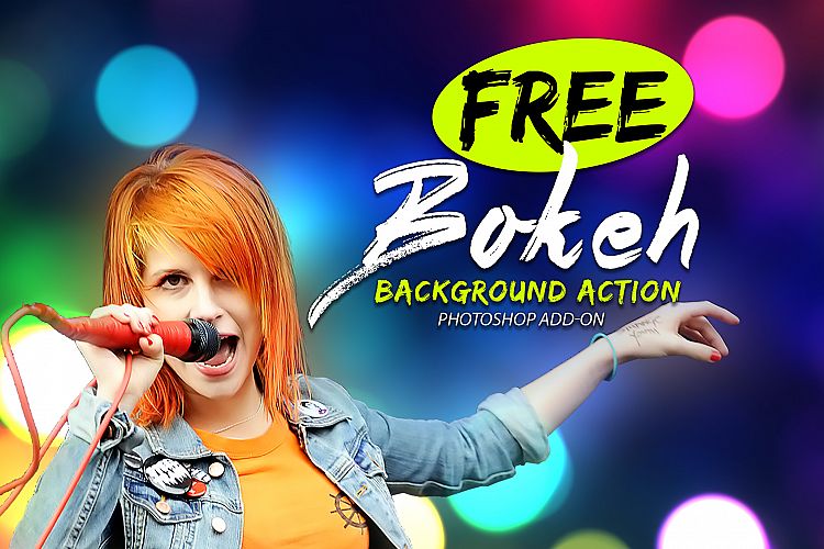 Free Bokeh Photoshop Action