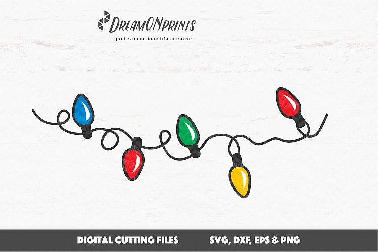 Christmas Lights SVG Cut Files