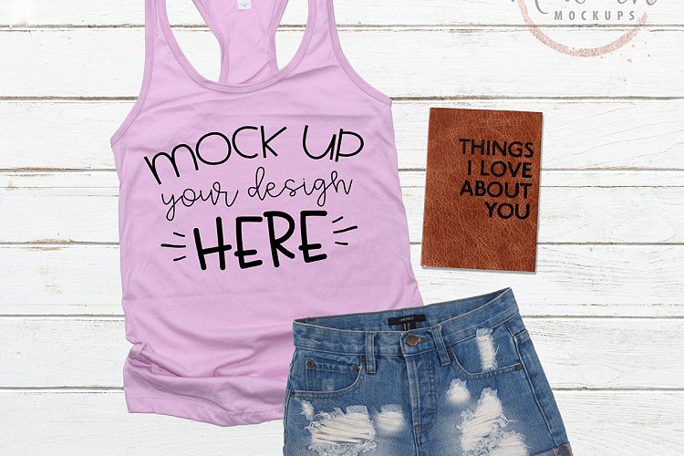 Mock up Next Level 1533 Lilac Mockup