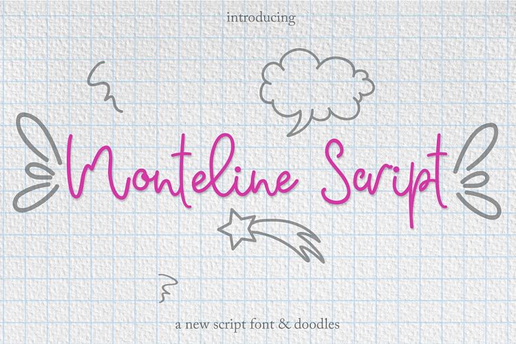 Monteline Script and Doodles