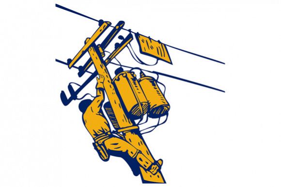 Power Lineman Telephone Repairman Electrician example image 1