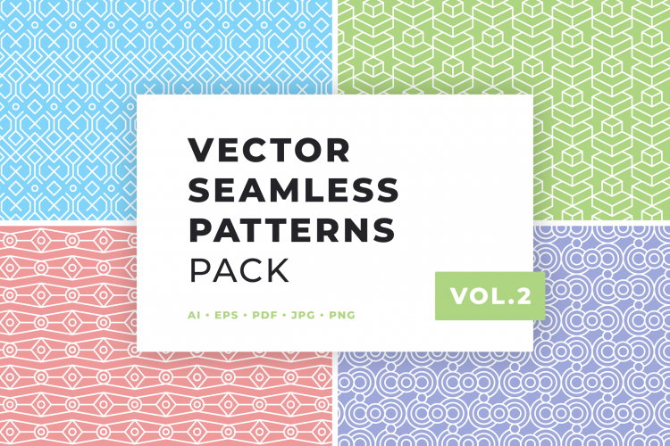 Vector Seamless Patterns Pack Vol.2