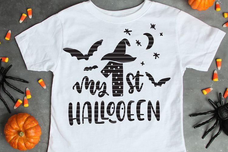 My First Halloween SVG DXF Cutting Files, Halloween SVG