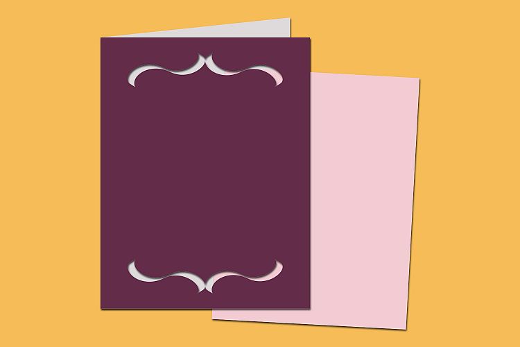 SVG Bracket Frame Card