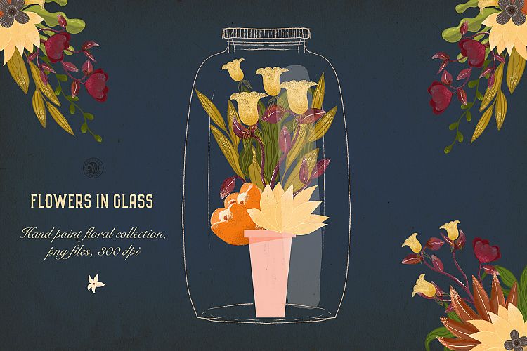 Flowers in Glass