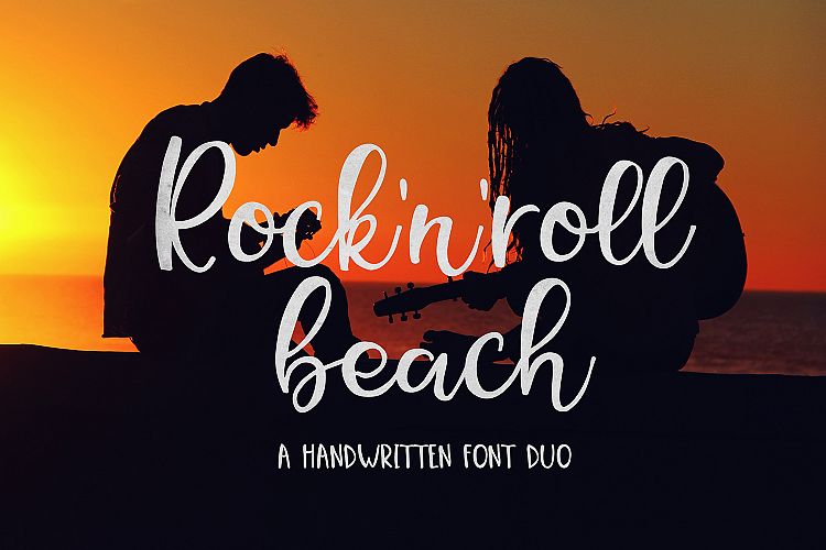 Rock N Roll Beach Font Duo