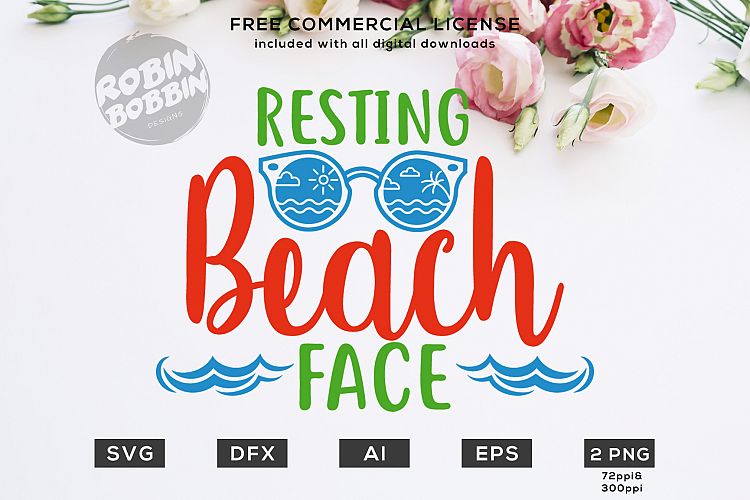 Resting Beach Face Design for T-Shirt, Hoodies, Mugs and more