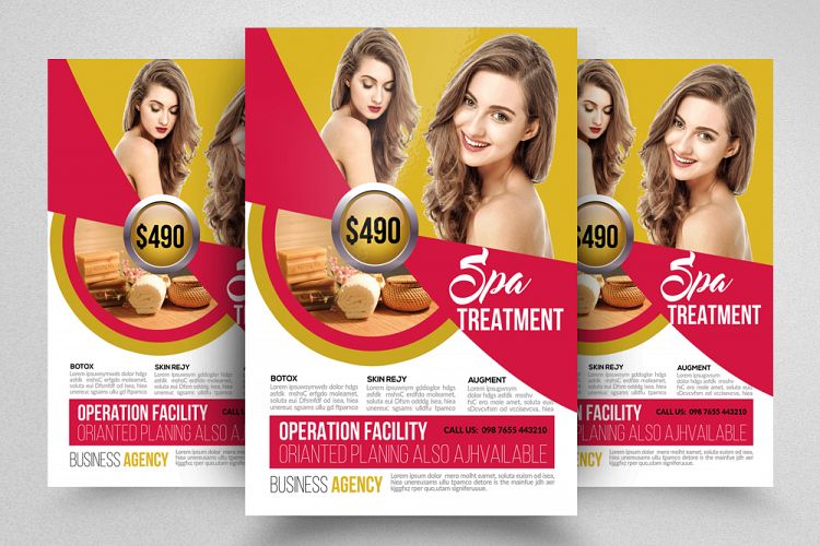 Beauty   Spa Flyer Template