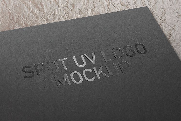 Download Spot UV Logo Mockup