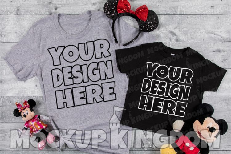 Mommy and Me Mockup, Crew Neck Mockup, Parent Child Mockup