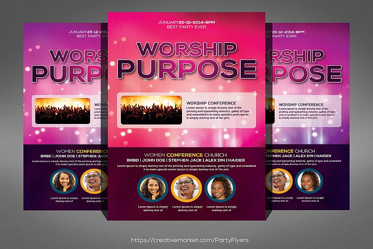 Worship Church Flyer