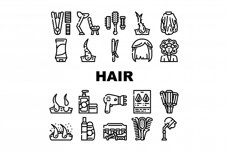 Hair Clipart Image 17