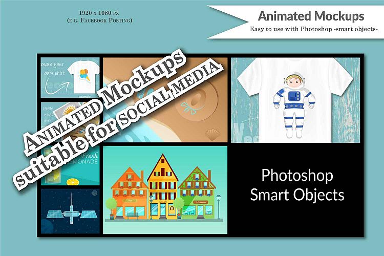 MOCKUP - Animated Photoshop Template // Easy to use