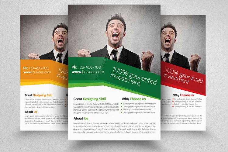 Finance Provider Firm Business Flyer
