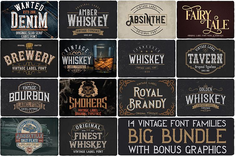 Big Bundle - 14 fonts
