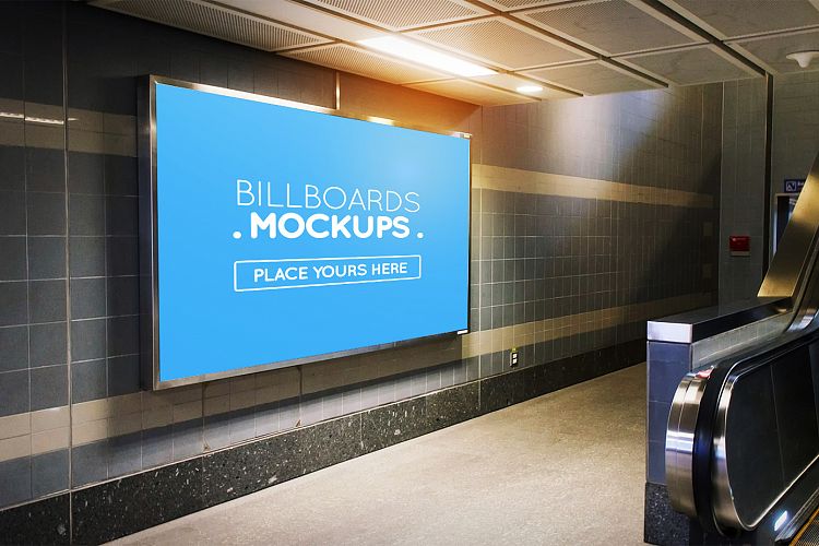 Subway Billboards Mockups Vol.5