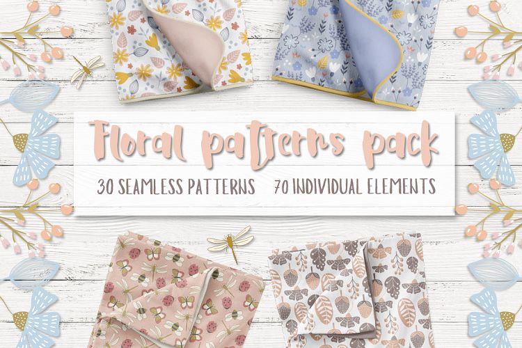 Floral patterns pack