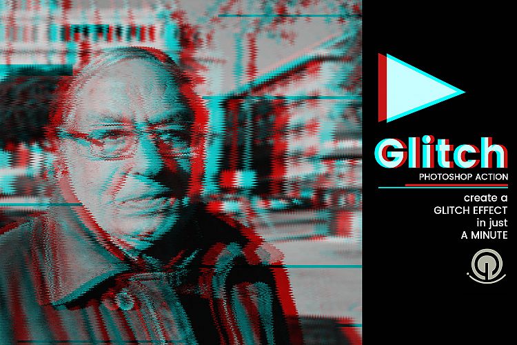 Glitch Photoshop Action