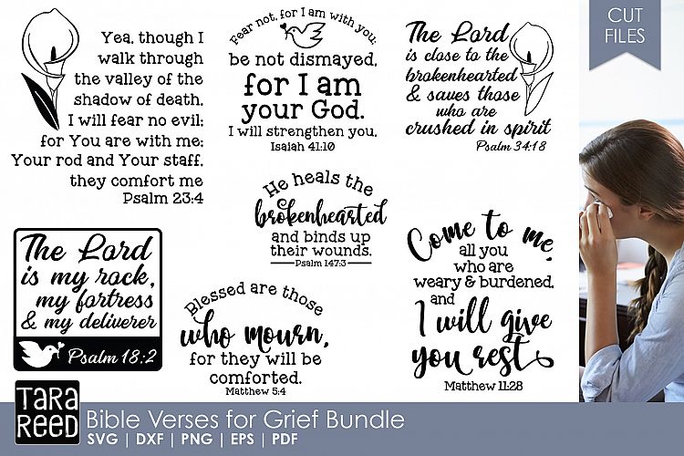 Bible Verses for Grief Bundle