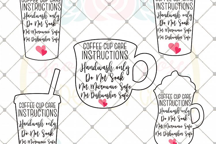 Coffee Cup Care Card Bundle