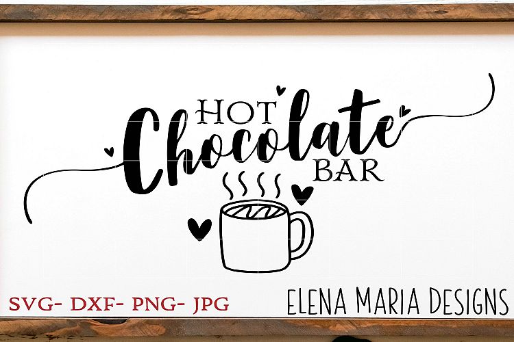 Hot Chocolate Bar SVG