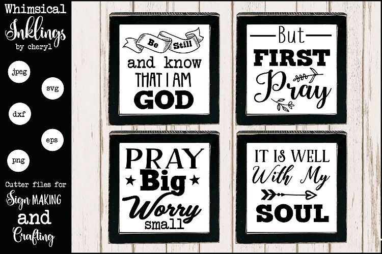 All About Prayer SVG Set
