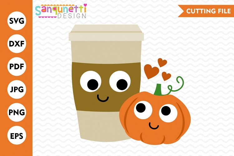  Pumpkin spice SVG, pumpkin svg, latte svg, coffee svg