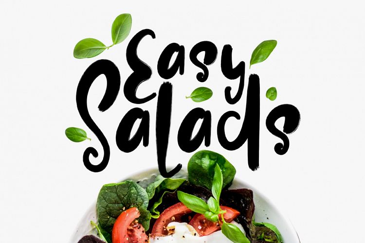 Easy Salads Typeface