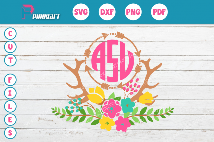 antler svg,antler monogram svg,antler svg file,antler