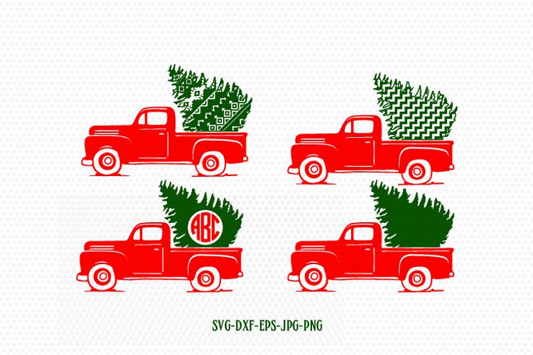 Retro vintage christmass Truck svg, holiday christmas svg