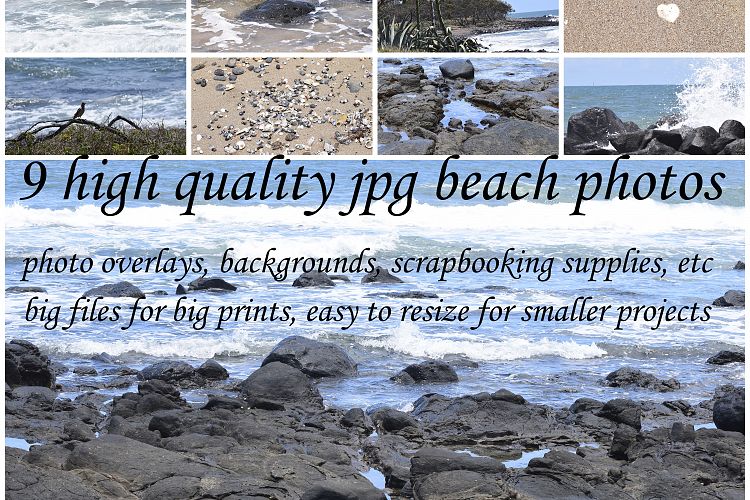 9 Colour Beach Photos