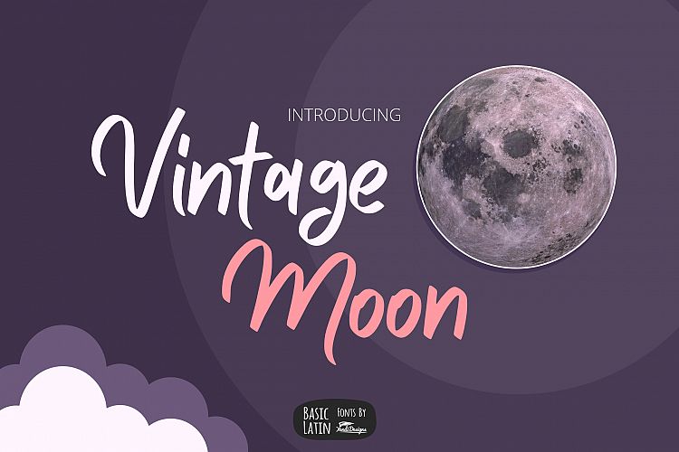 Vintage Moon Font