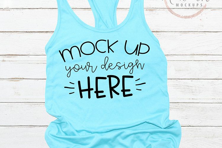 Mock up Next Level 1533 Tahiti Blue Mockup
