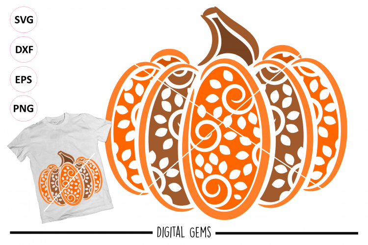 Pumpkin SVG / PNG / EPS / DXF files