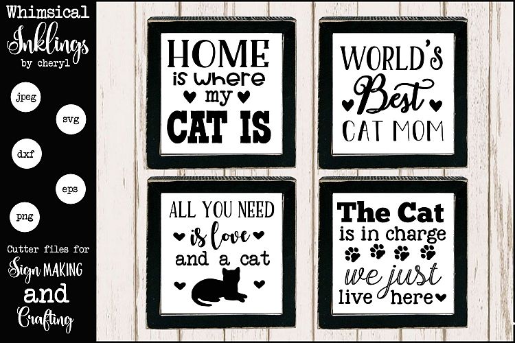 All About Cats SVG set