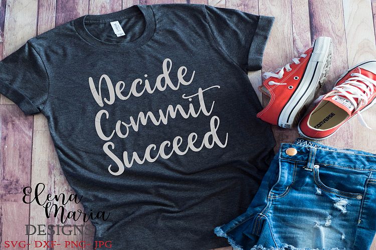 Decide, Commit, Succeed SVG