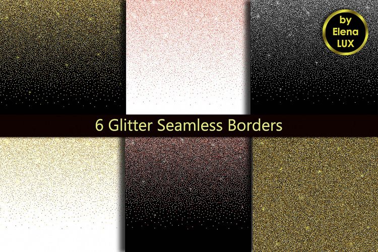 Glitter Seamless Border Set