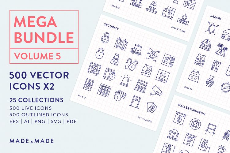 Line Icons - Mega Bundle Vol 5