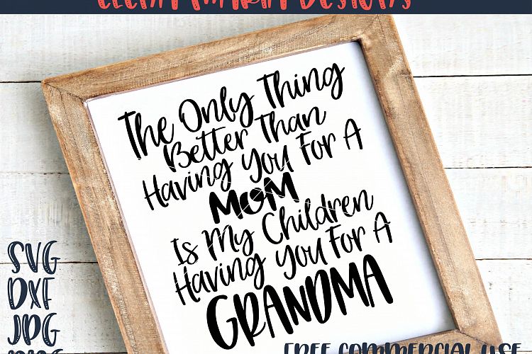 Grandmas SVG File, Mothers Day Svg, Cricut Cut File, PNG 
