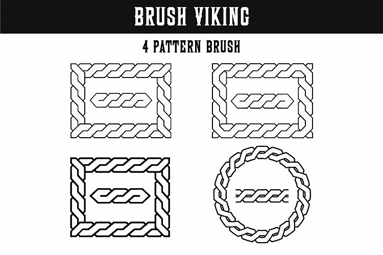 Pattern Brush Viking braid Illustrator