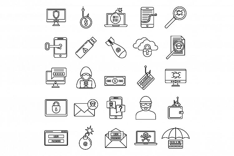 Cyber Security Icons Image 23