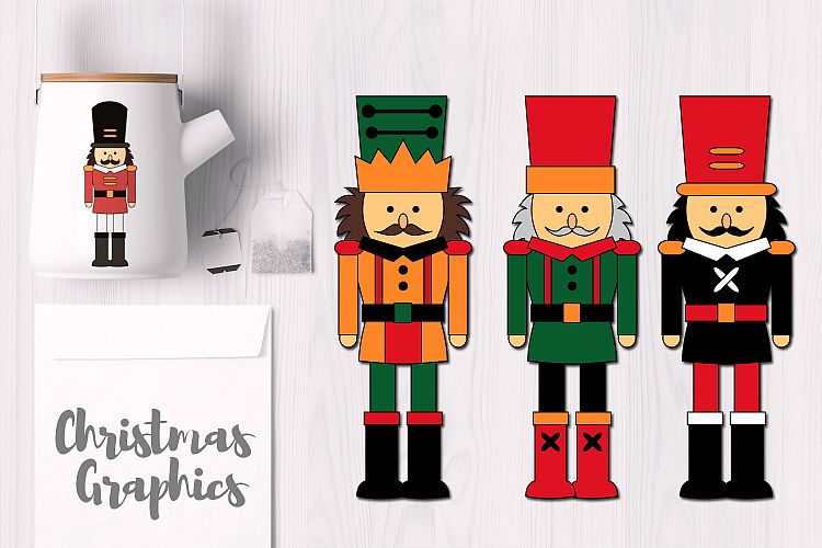 Christmas Nutcrackers Graphics and Illustrations