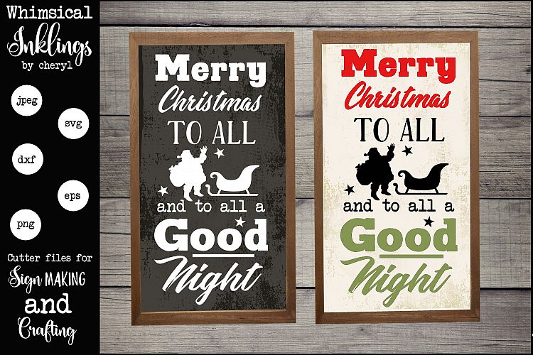 Merry Christmas To All Version 2 SVG